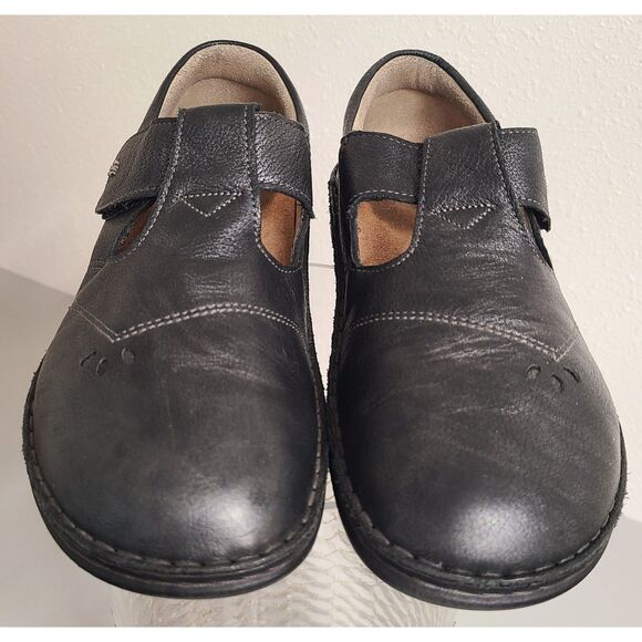 Finn Comfort Nashville T Strap Mary Jane Leather Shoes EU 38 US 7 7.5 Walking - Picture 3 of 6